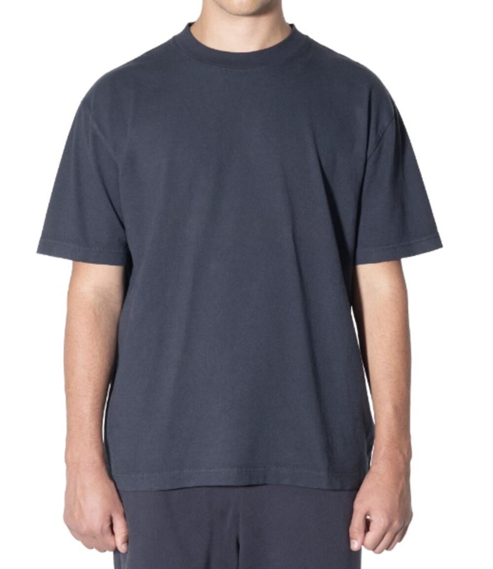 Yeezy X Gap H02 Short Sleeve Cotton T-Shirt in Navy, Size L